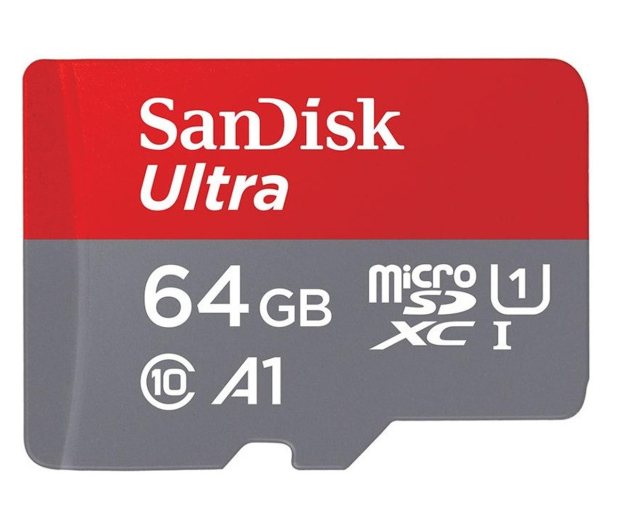 SANDISK Ultra 64GB 140MB/s microSDXC + SD - 1077519 - zdjęcie